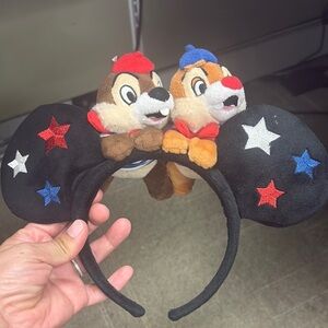 Disney Chip and Dale Starry Ears Headband